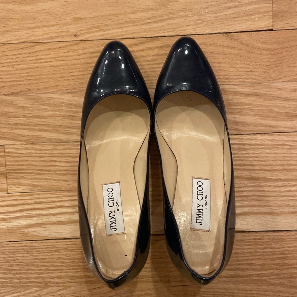 Jimmy Choo Navy Pumps